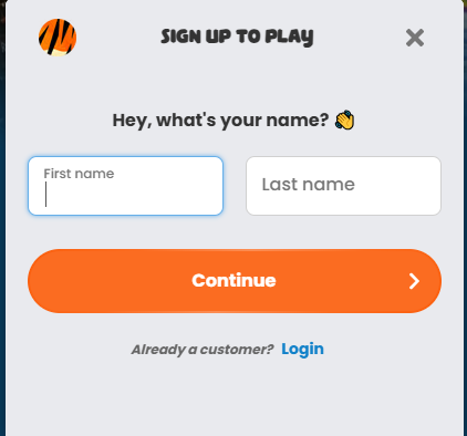 happy tiger sign up