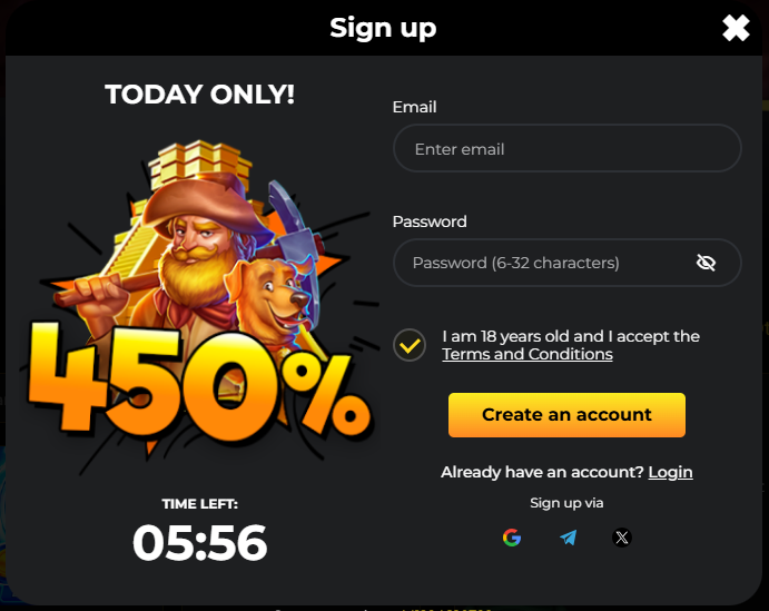 kaboom slots sign up