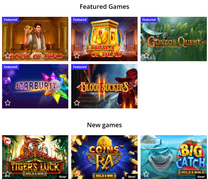 rouge casino games