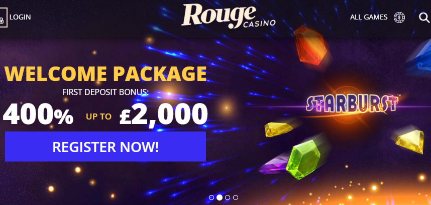 rouge casino homepage