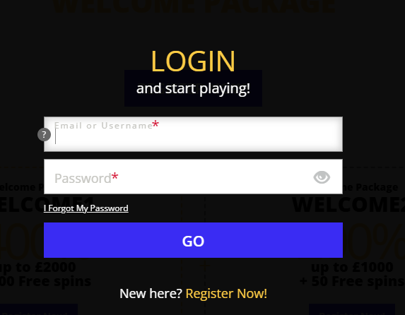rouge casino login