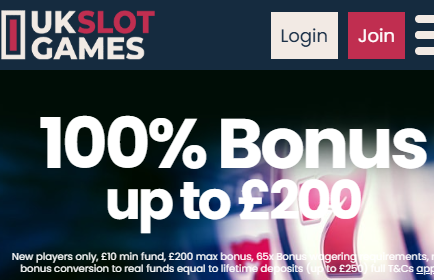 uk slot games welcome offer