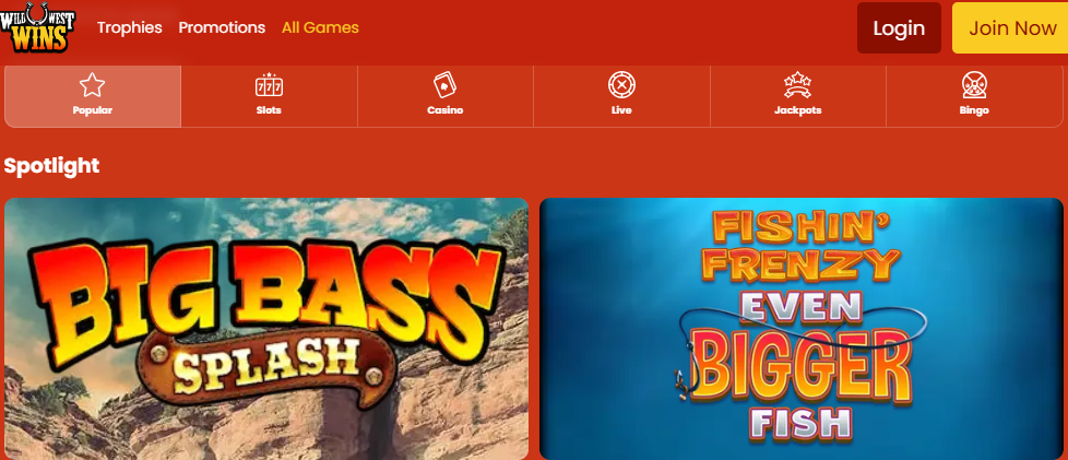 wild west wins games
