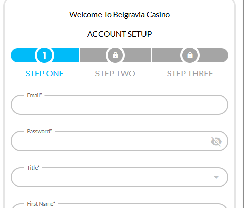 Belgravia Casino sign up
