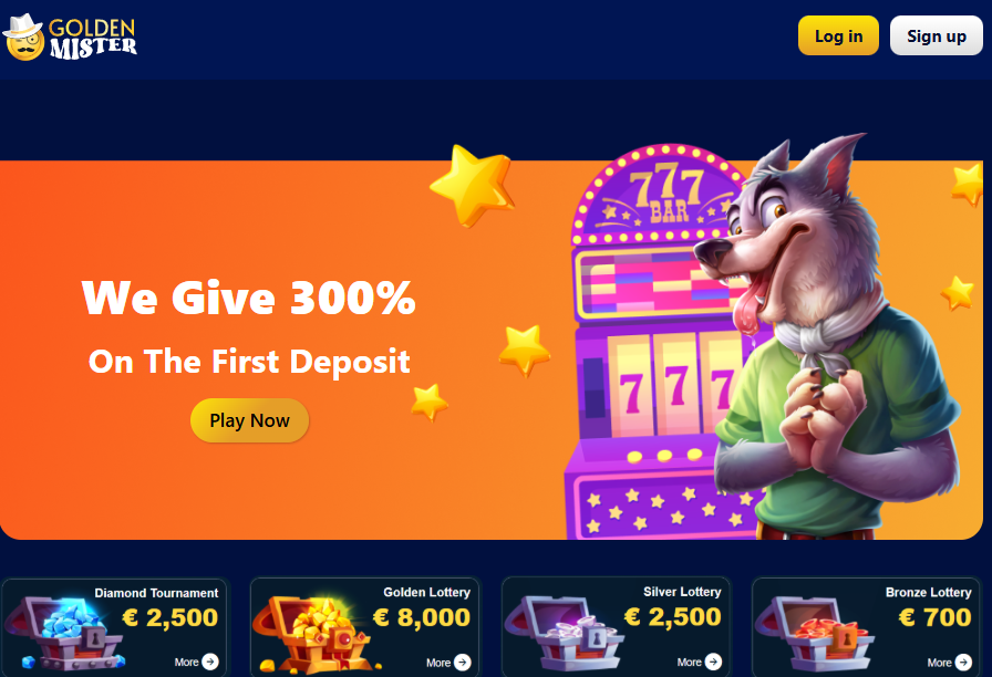 Golden Mister homepage