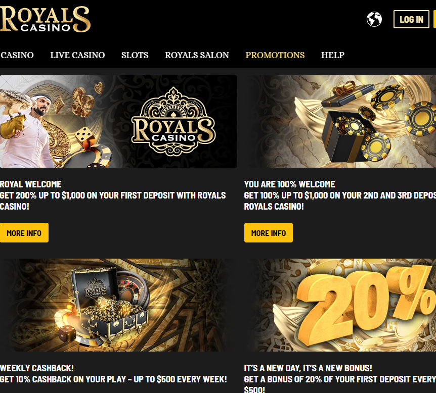 Royals Casino promo