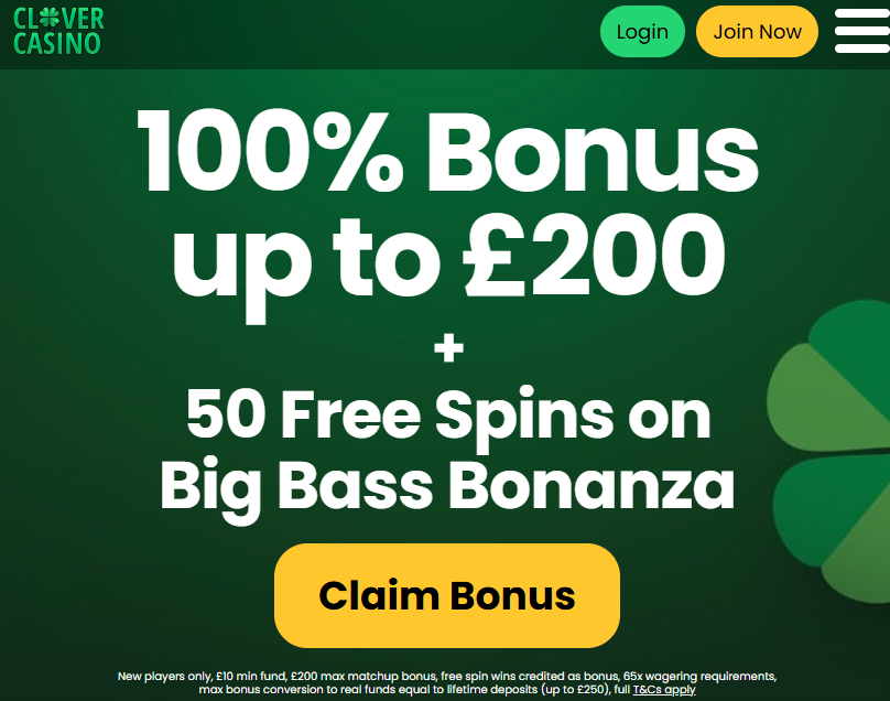 clover casino homepage