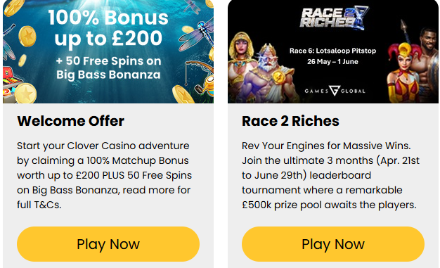 clover casino promotions