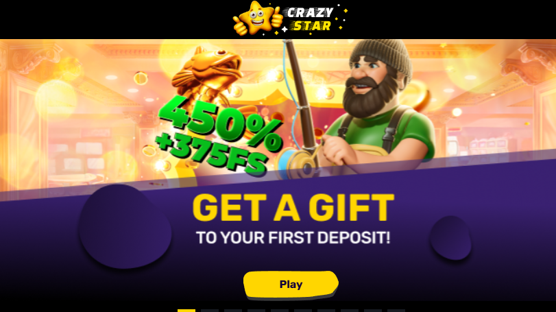 crazy star casino homepage