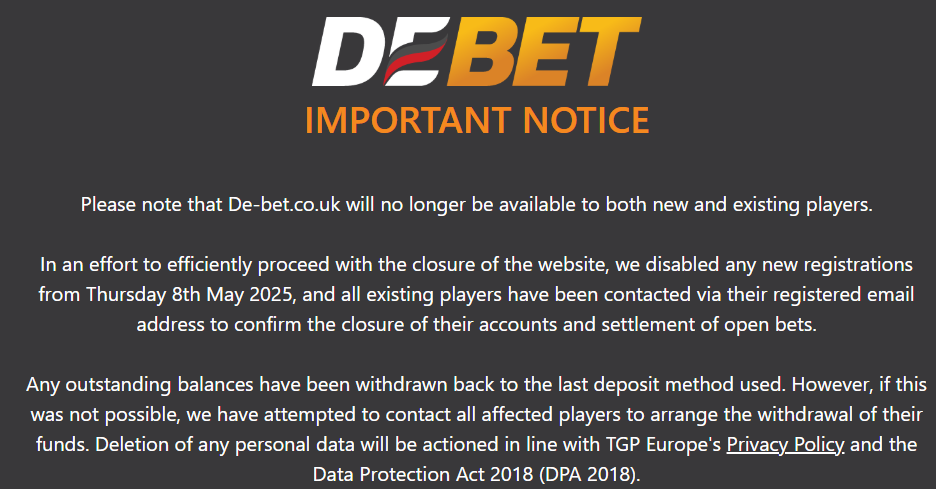 debet homepage