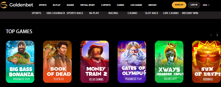 golden bet games