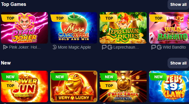 jokersino casino games