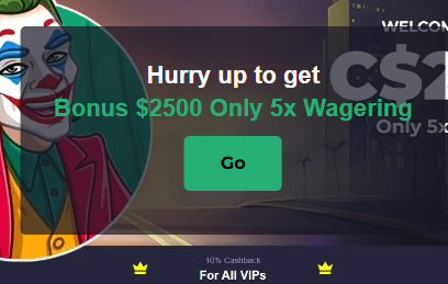 jokersino casino welcome offer