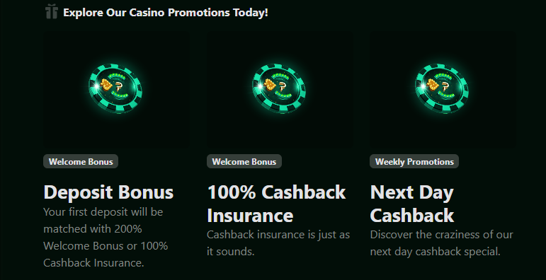 pure casino promo