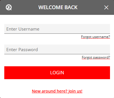 red casino login