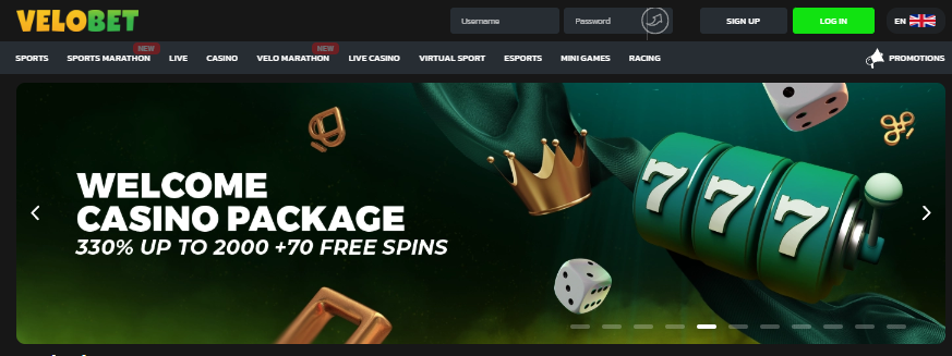 velobet homepage