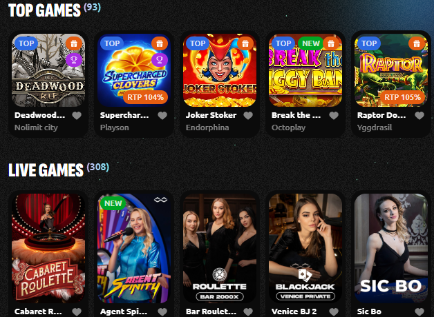winstler casino games