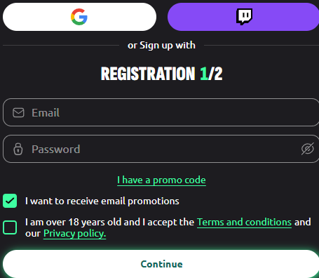 winstler casino sign up