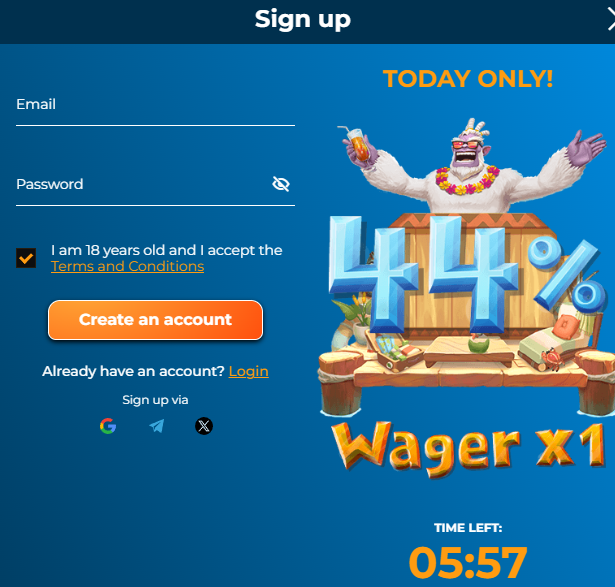 yeti win sign up