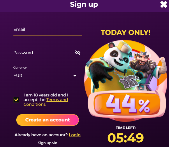 yummy wins sign up