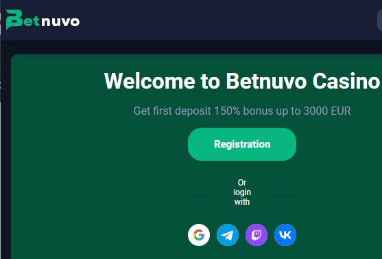 BetNuvo welcome offer