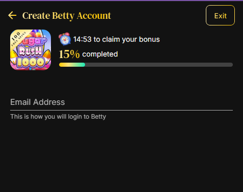 Bety Casino sign up