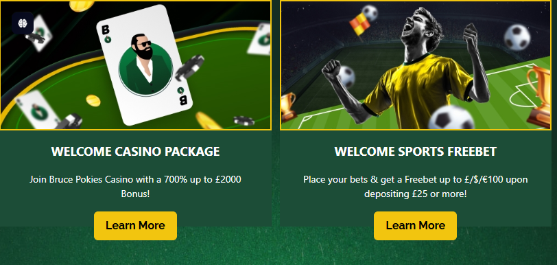 Bruce Pokies promotions