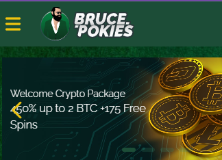 Bruce Pokies welcome offer