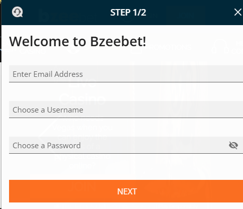 Bzeebet sign up