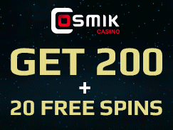 Cosmik Casino welcome offer