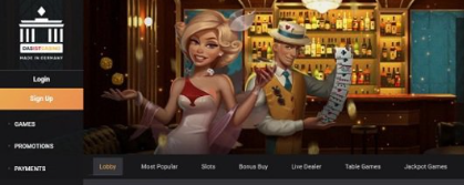 Das Ist Casino homepage
