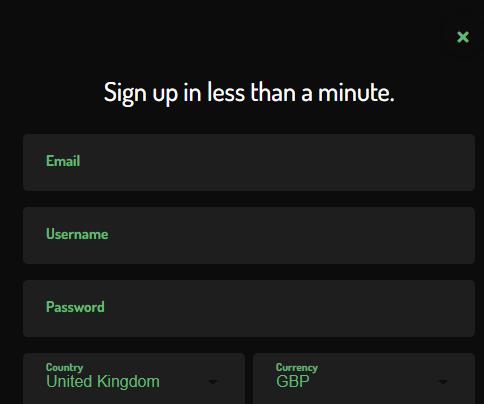DuoBetz sign up