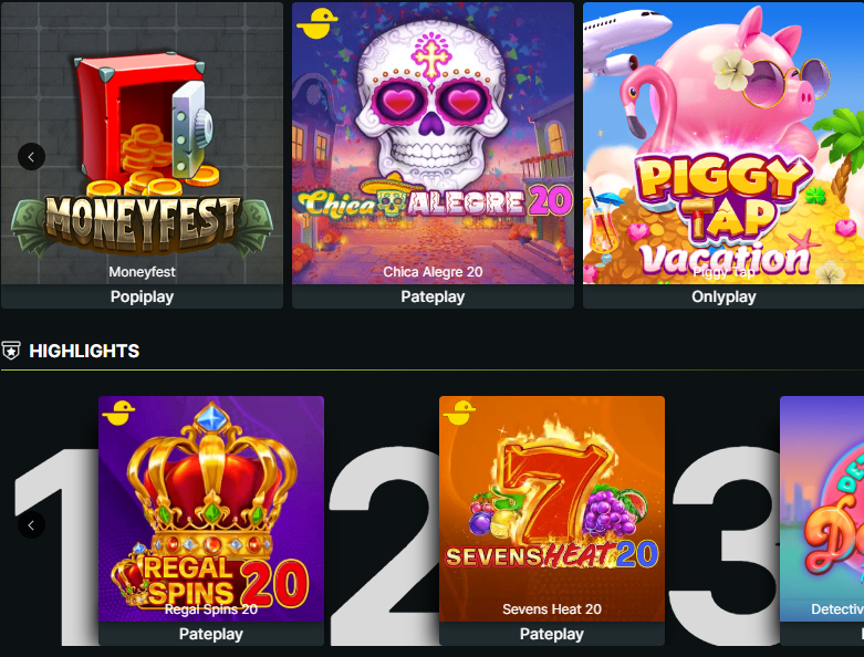 Galaxy Bet games