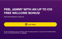 Jammy welcome offer
