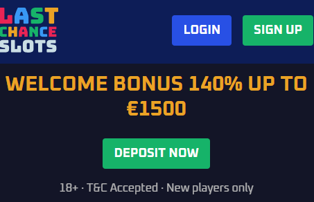 Last Chance Slots welcome offer