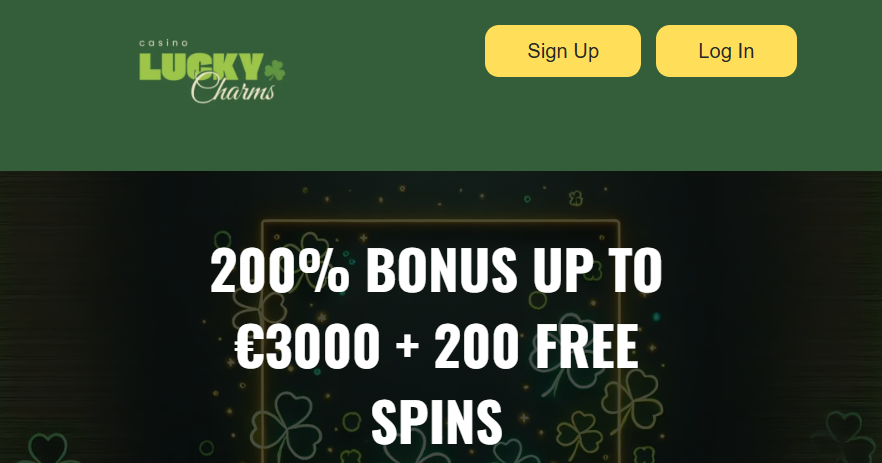 Lucky Charms homepage