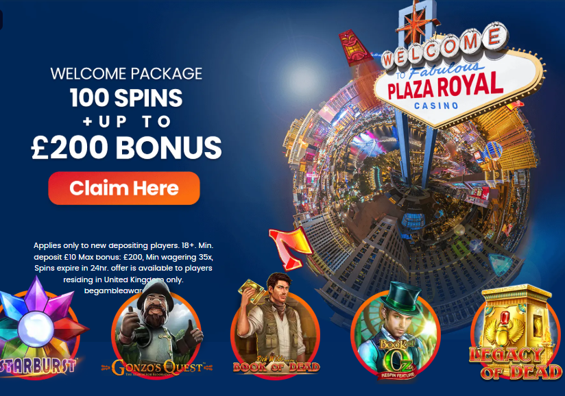 Plaza Royal Casino homepage