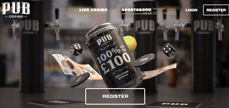 Pub casino homepage