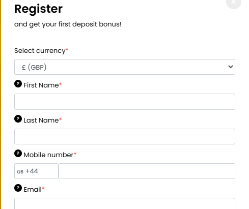 Spicy Jackpots sign up