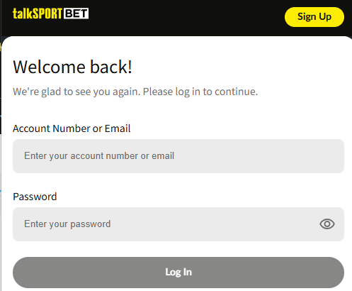 Talksport Bet login