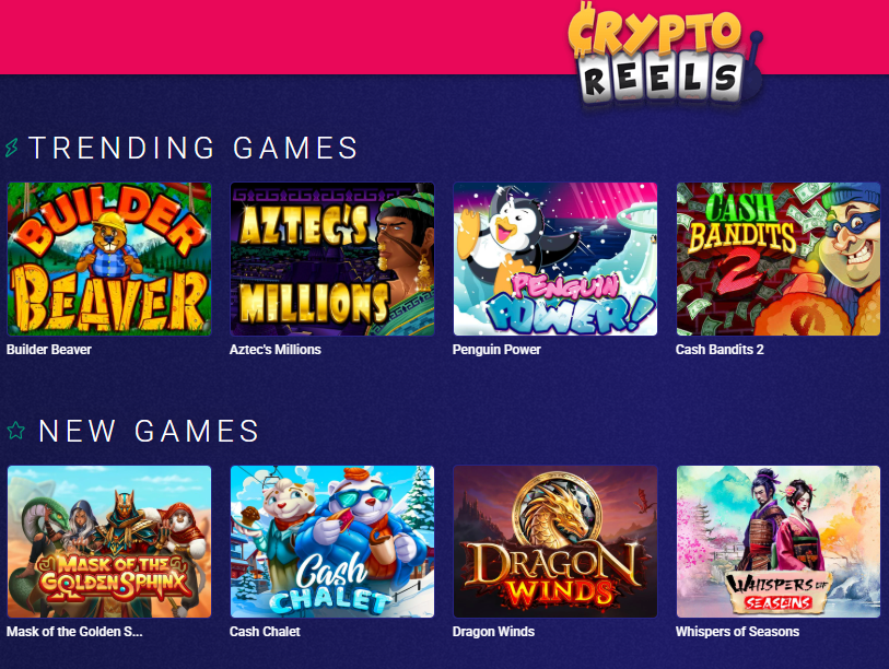 Crypto Reels games