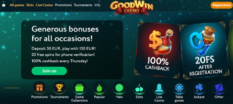 Goodwin Casino Promotions