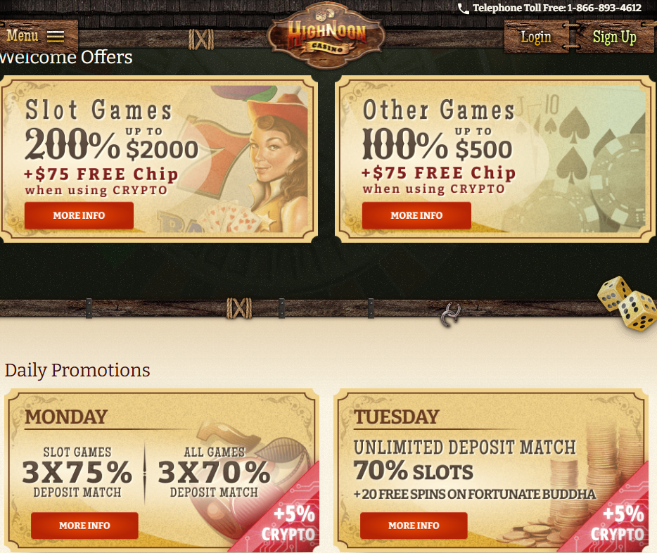 High Noon Casino Promotions