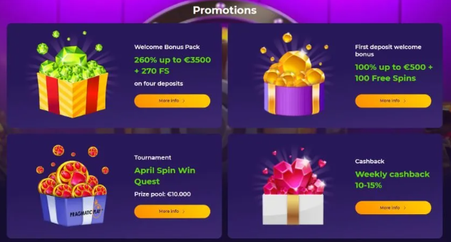IWild casino promotions