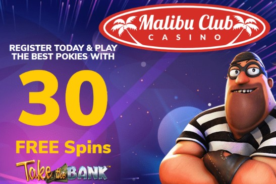 Malibu Club Casino homepage