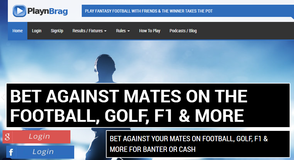 PlayNBrag Homepage