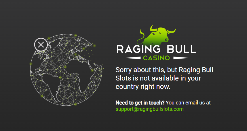 Raging Bull Casino homepage