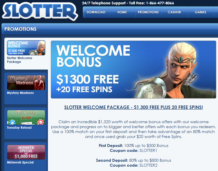 Slotter Casino Promotions