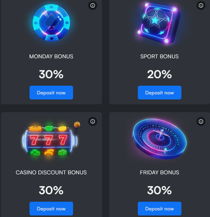 Wonclub Casino Promotions
