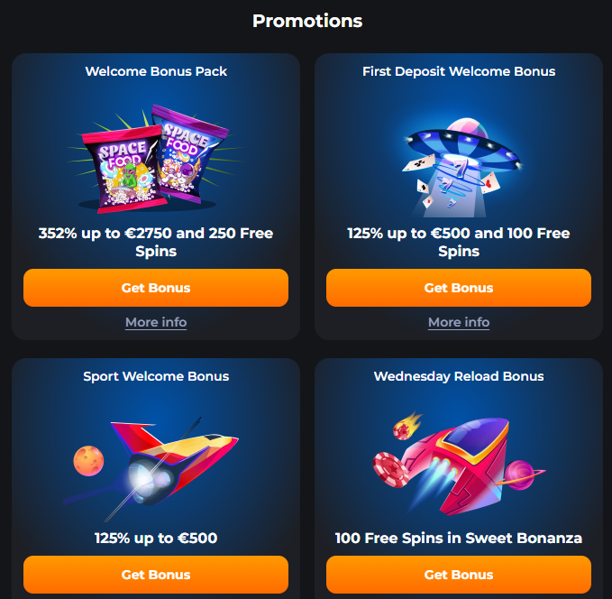 cosmic slots casino promotions